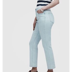 NWT Madewell Jeans Women's 26 Light Blue The Curvy Perfect Vintage Jean Comfort